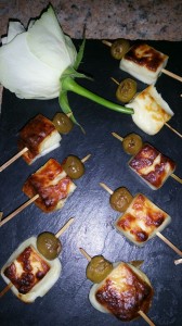 canape hallomi skewer